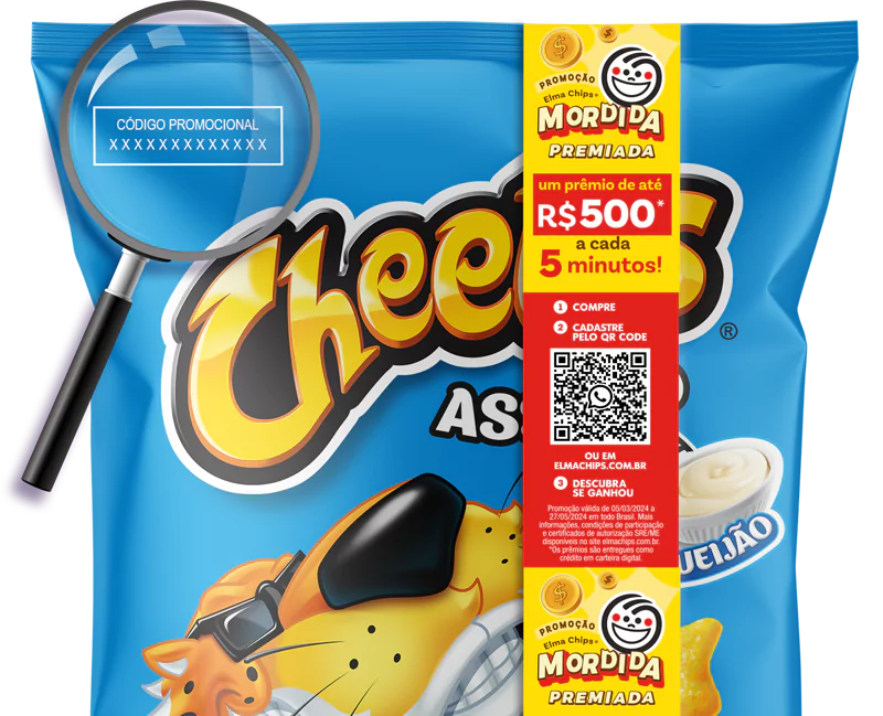 Salgadinho Cheetos 45g Elma Chips sabores variados